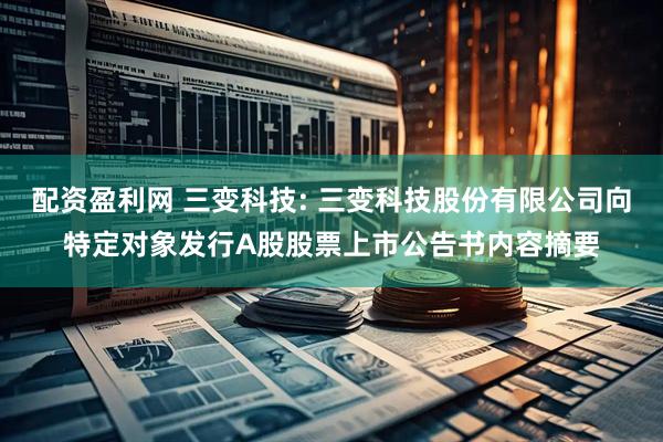 配资盈利网 三变科技: 三变科技股份有限公司向特定对象发行A股股票上市公告书内容摘要